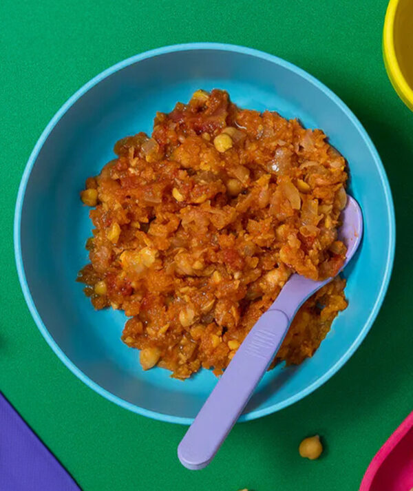 Butternut and chickpea curry toddler recipe