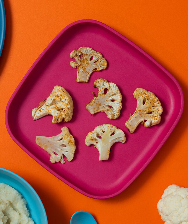 Steam roasted cauliflower and paprika toddler recipe